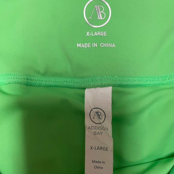 Addison Bay short lime green Athletic wear size XL - Picture 3 of 6